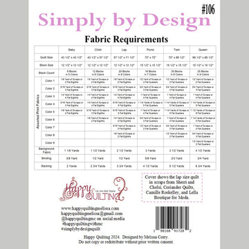 Digital Download - Simply by Design Quilt Pattern
