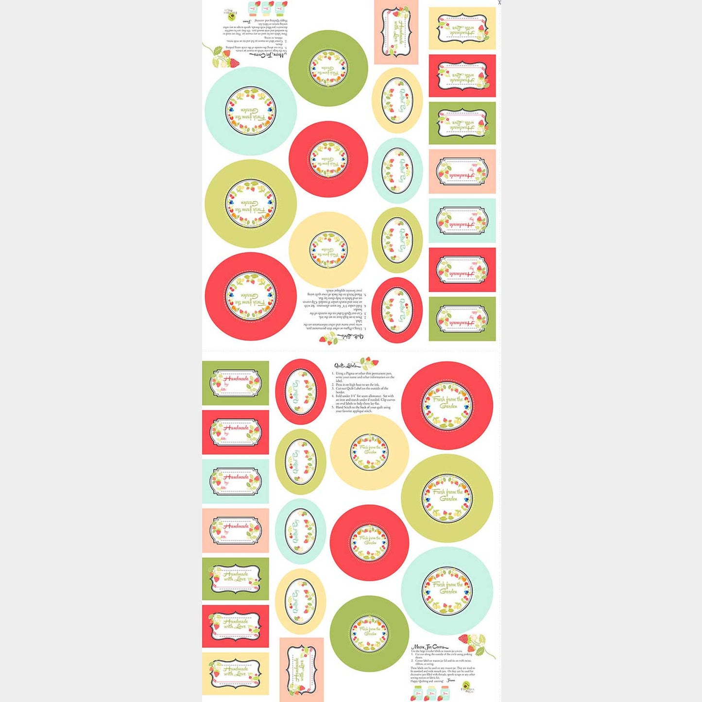Jelly &amp; Jam - Homemade Labels Multi Panel