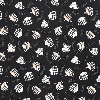 Coffee Life - Cup Toss Black Yardage