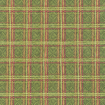Star Of Wonder, Star Of Light - Plaid Green Yardage Primary Image