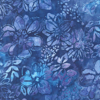 Artisan Batiks - Gazebo Flowers Violet Yardage