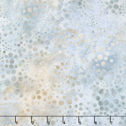 Artisan Batiks - Dot Dot Dot 2 Dots Fog Yardage