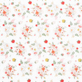 Bloomberry - Floral Main Cream Yardage Primary Image