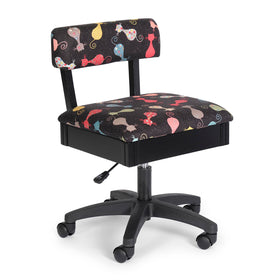Hydraulic Sewing Chair - Cat's Meow Black Primary Image