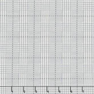 Farmhouse Flannels III - Box Check Pewter Yardage