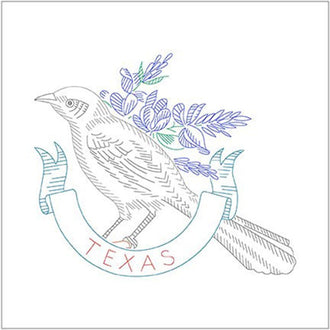 Birds of Liberty - Texas Digitally Printed Panel