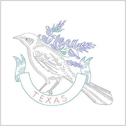 Birds of Liberty - Texas Digitally Printed Panel
