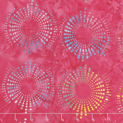 Tonga Batiks - Vivid Starburst Lipstick Yardage