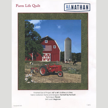 Day On The Farm Digitally Printed Wall Hanging Kit