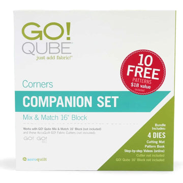 AccuQuilt GO! Qube 16" Companion Set-Corners
