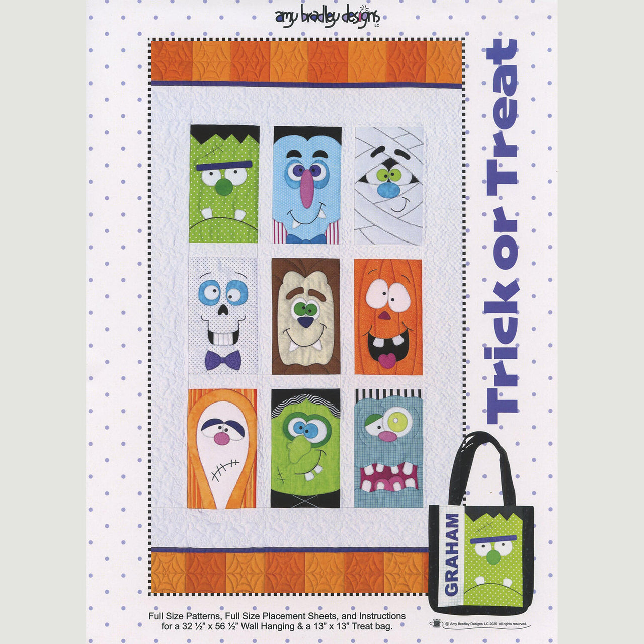 Trick or Treat Wall Hanging Pattern