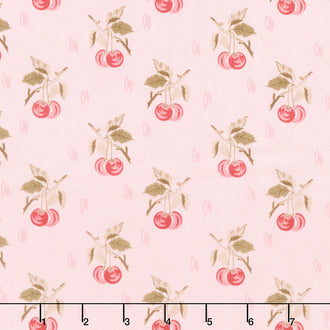 Lighthouse - Cerise Cherry Ice Cream Yardage