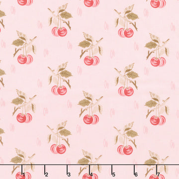 Lighthouse - Cerise Cherry Ice Cream Yardage