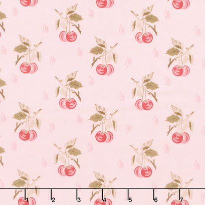 Lighthouse - Cerise Cherry Ice Cream Yardage