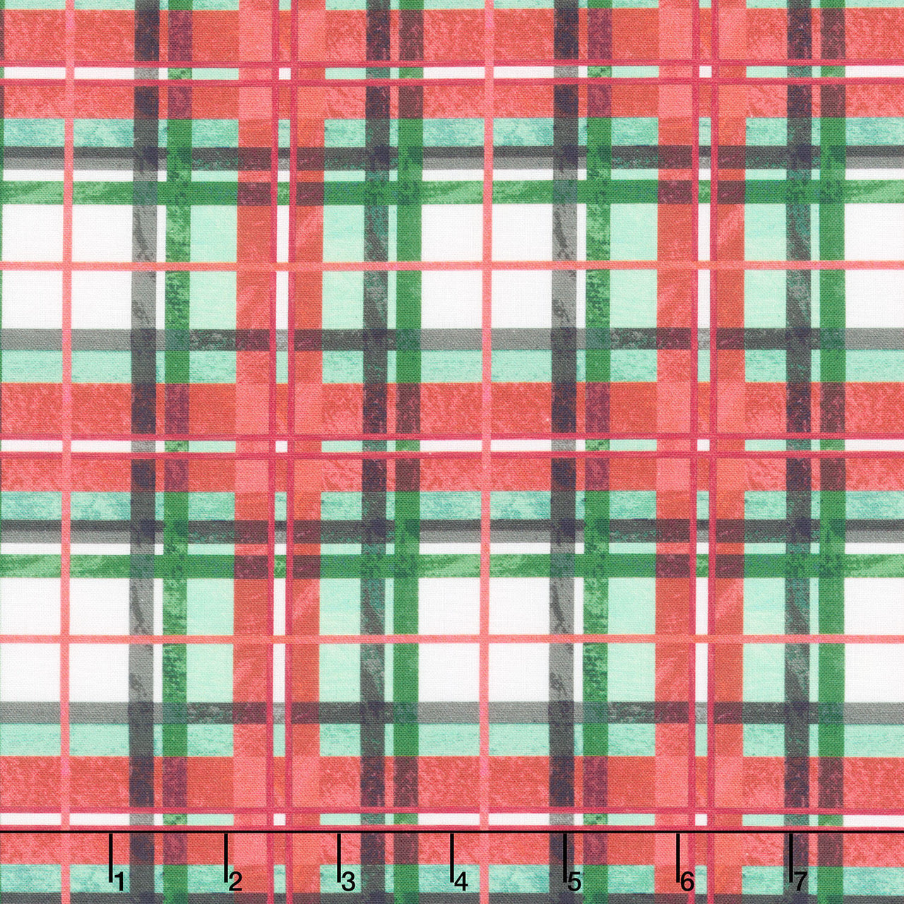 Snowbirds - Winter Plaid Merry and Bright Yardage
