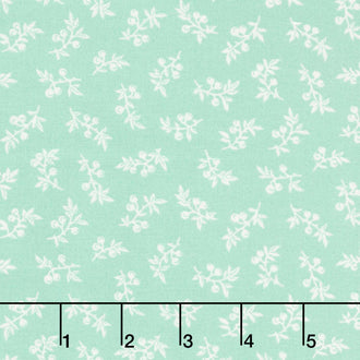 Sugarberry - Winter Berries Teal Yardage