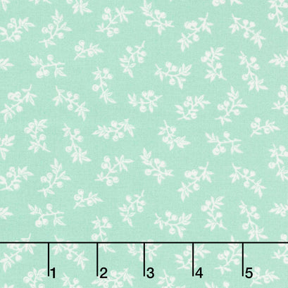 Sugarberry - Winter Berries Teal Yardage
