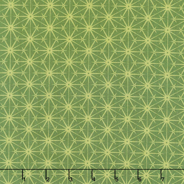 Sugarberry - Crystal Stars Green Yardage