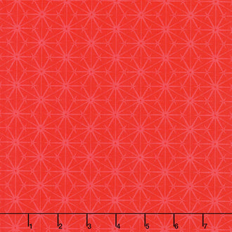 Sugarberry - Crystal Stars Red Yardage