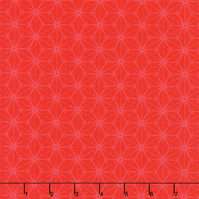 Sugarberry - Crystal Stars Red Yardage