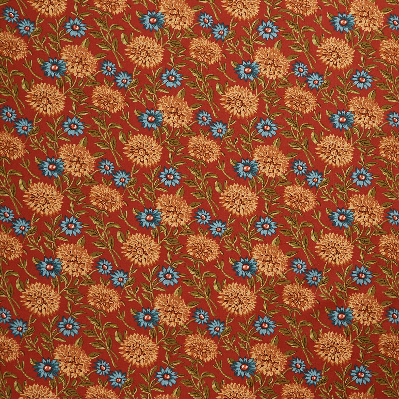 Autumn Woods - Woodland Bloom Persimmon Yardage