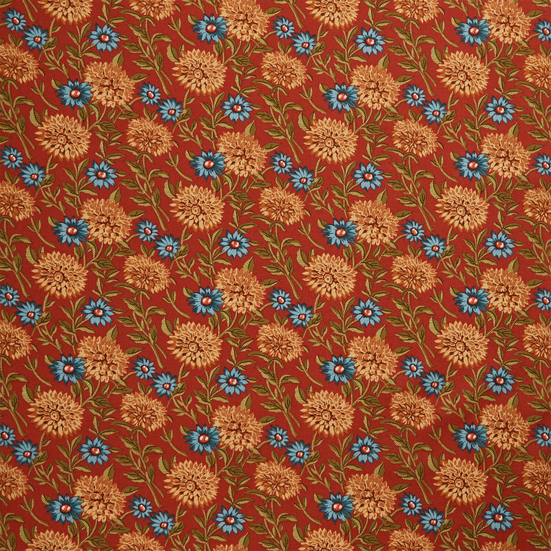 Autumn Woods - Woodland Bloom Persimmon Yardage