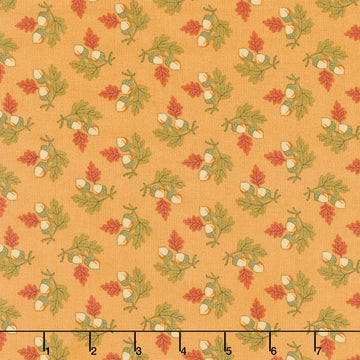 Autumn Woods - Gathered Acorns Butternut Yardage