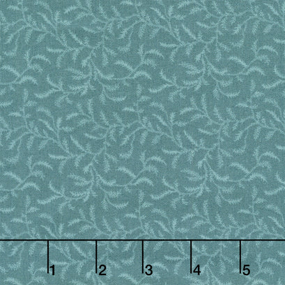 Autumn Woods - Wildfern Stone Blue Yardage