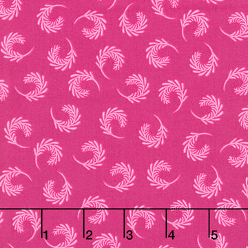 Molly's Magic - Swirling Sprays Magenta Yardage