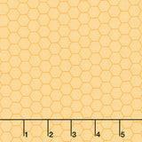 Sunny Honey - Honeycomb Yellow Yardage