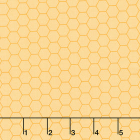 Sunny Honey - Honeycomb Yellow Yardage