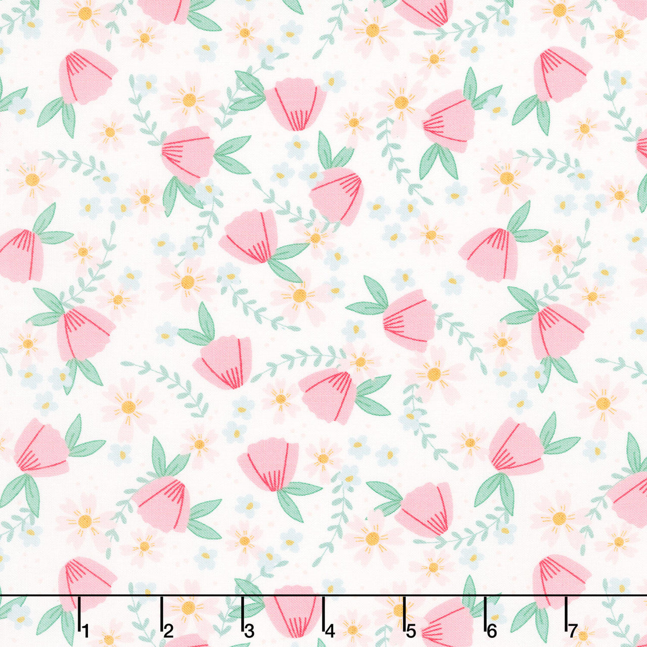 Bloom and Sew - Blooming Bouquet Cream Yardage
