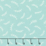 Bloom and Sew - Dancing Vines Mint Yardage