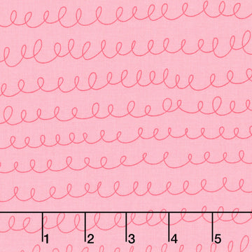 Bloom and Sew - Loopy Threads Salmon Yardage