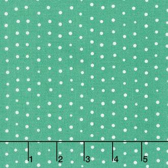 Bloom and Sew - Lots of Dots Emerald Yardage