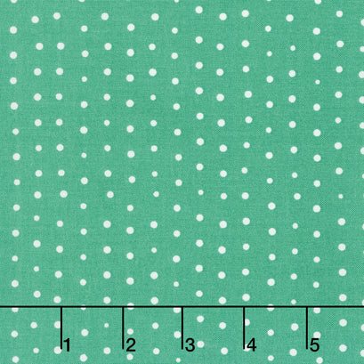 Bloom and Sew - Lots of Dots Emerald Yardage