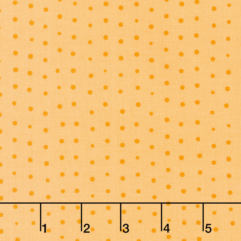 Bloom and Sew - Lots of Dots Mustard Yardage