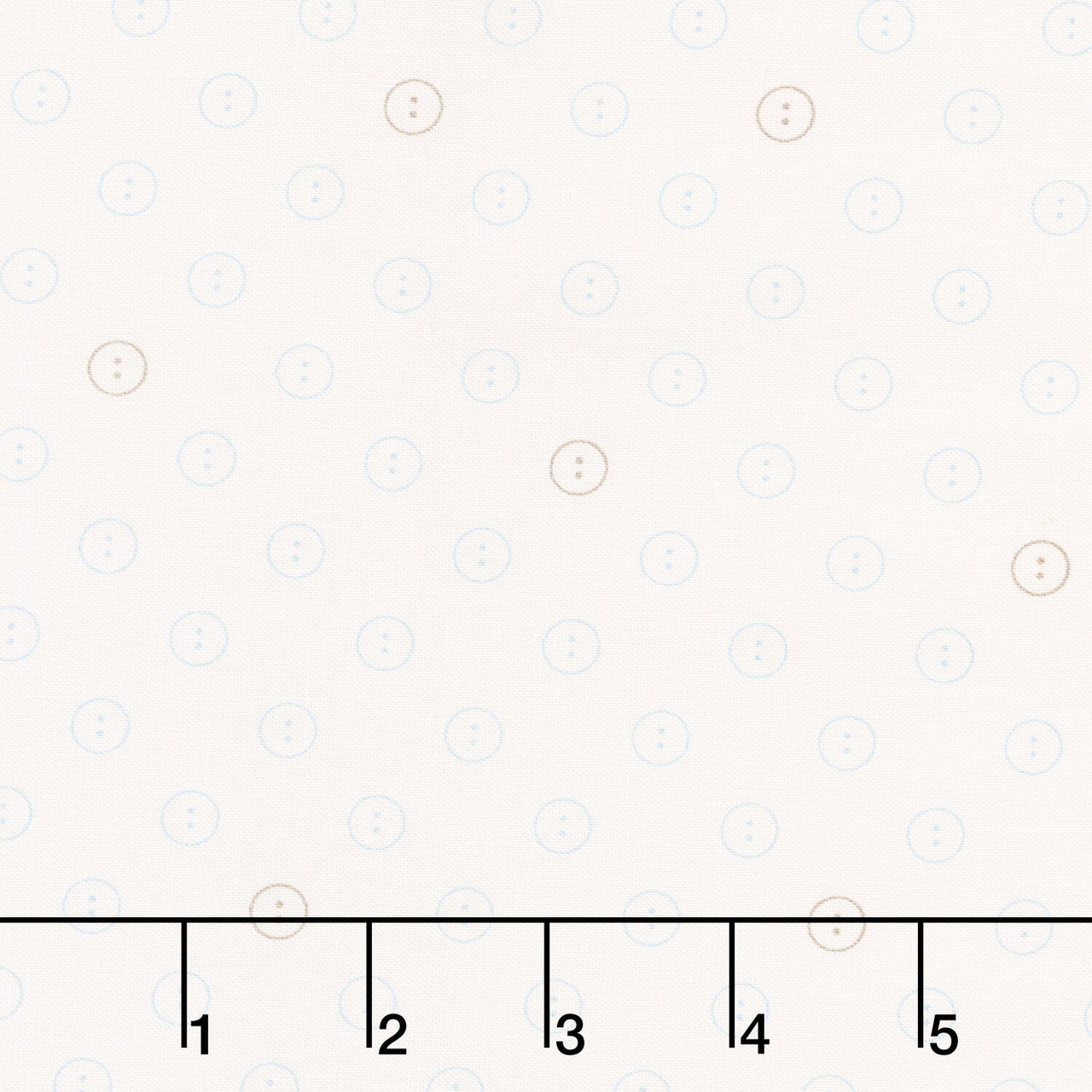 Sewing Bird - Buttons Starched Yardage