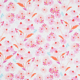 Petals and Stitches - Echinacea Cream Yardage