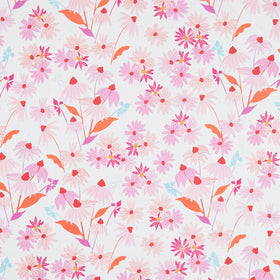 Petals and Stitches - Echinacea Cream Yardage