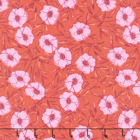 Petals and Stitches - Bouquet Bliss Rust Yardage