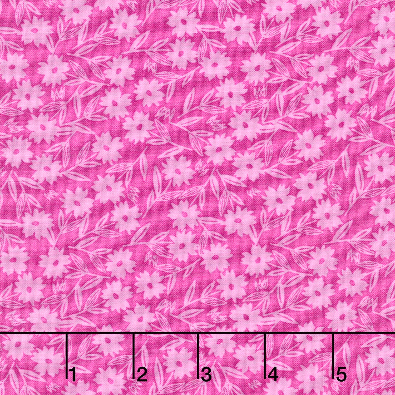 Petals and Stitches - Sunshine Blooms Magenta Yardage