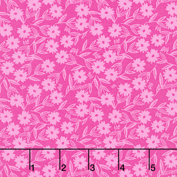 Petals and Stitches - Sunshine Blooms Magenta Yardage