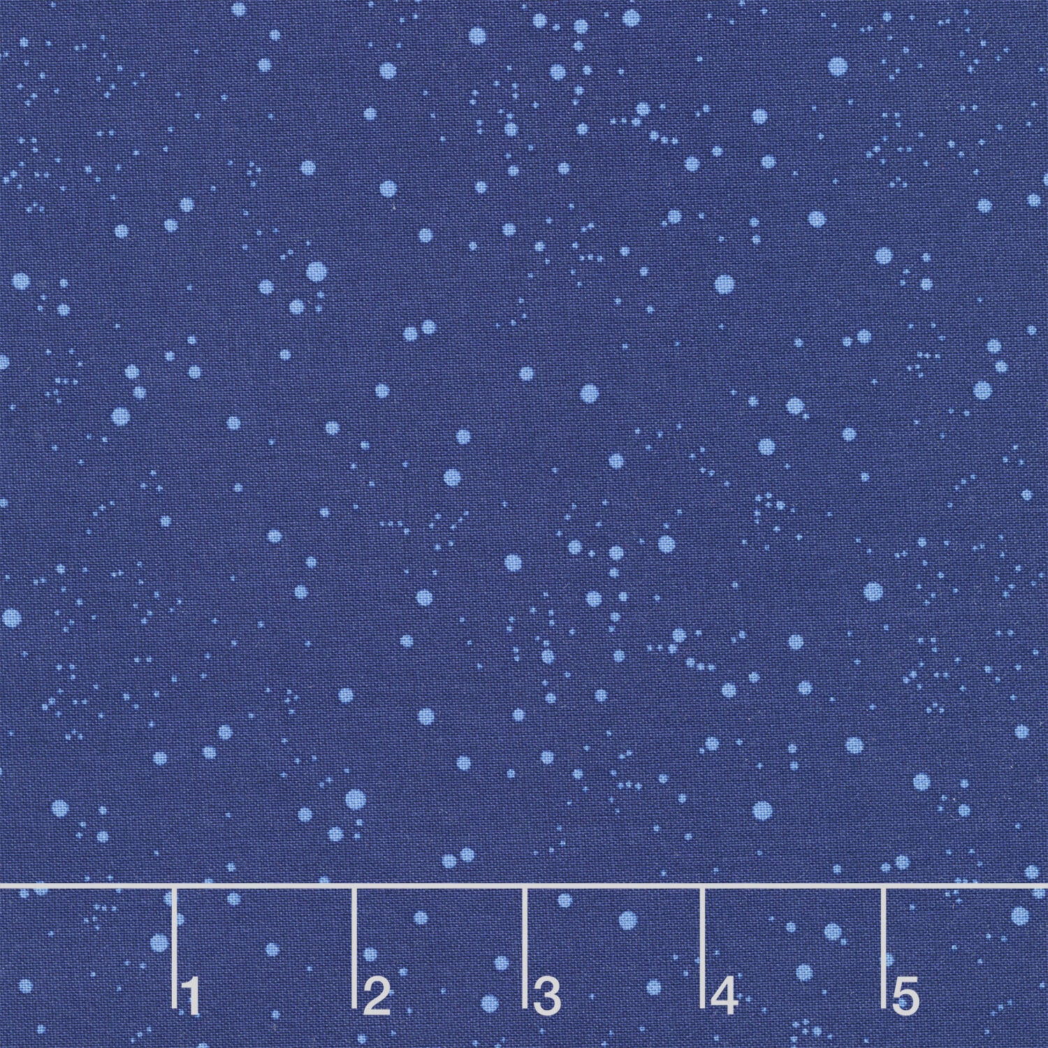 Petals and Stitches - Tinted Dots Indigo Yardage