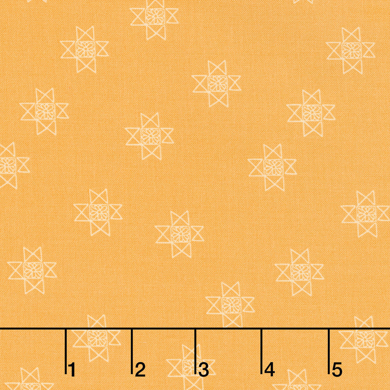 Petals and Stitches - Ohio star Gold Yardage