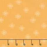 Petals and Stitches - Ohio star Gold Yardage