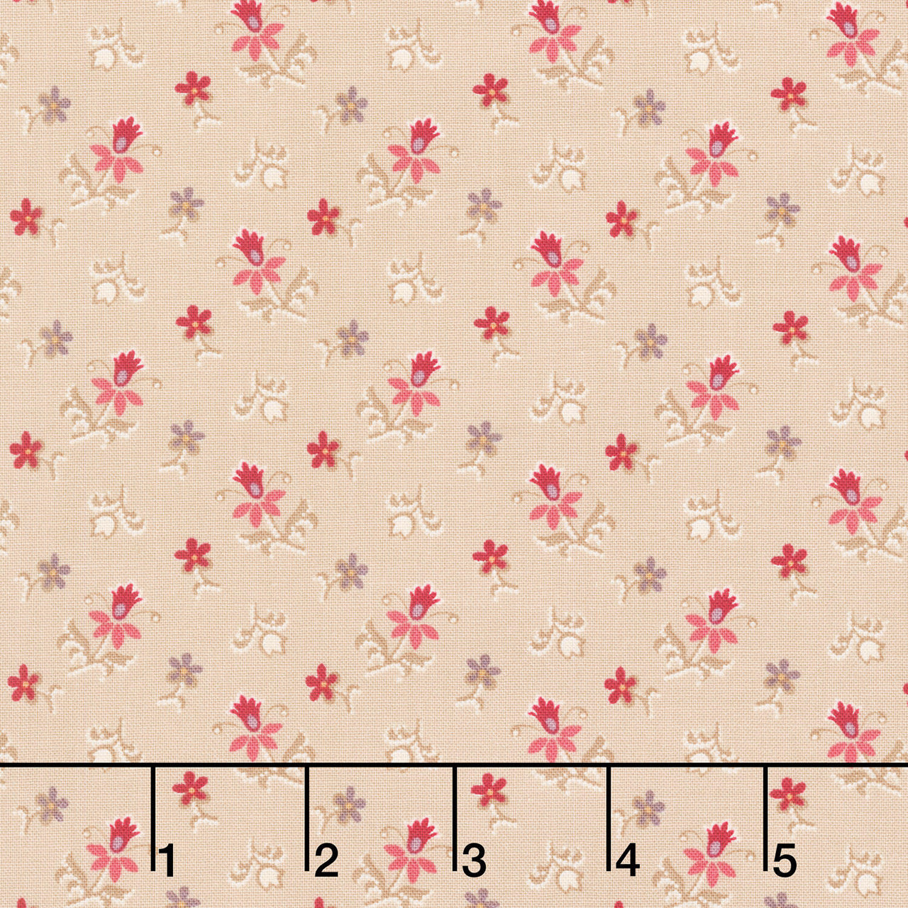Wildflower Cottage - Scatter Garden Buff Yardage