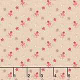Wildflower Cottage - Scatter Garden Buff Yardage