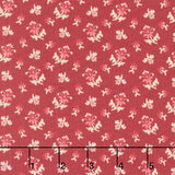 Wildflower Cottage - Scatter Garden Crimson Yardage