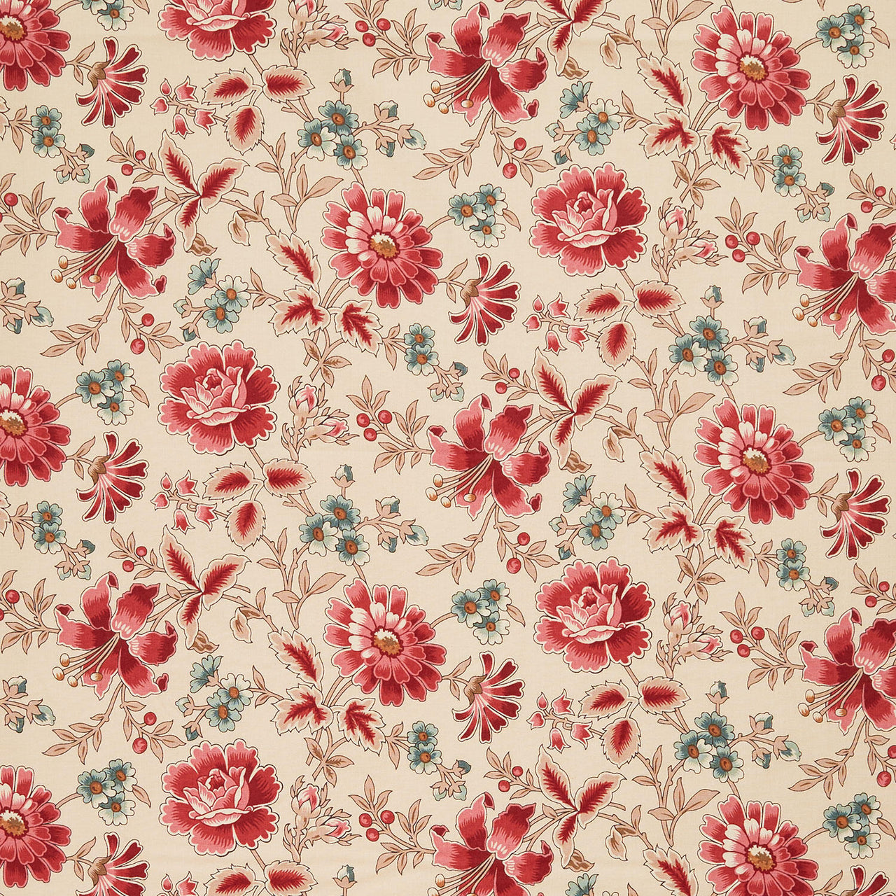 Always and Forever - Wild Rose Cream Yardage